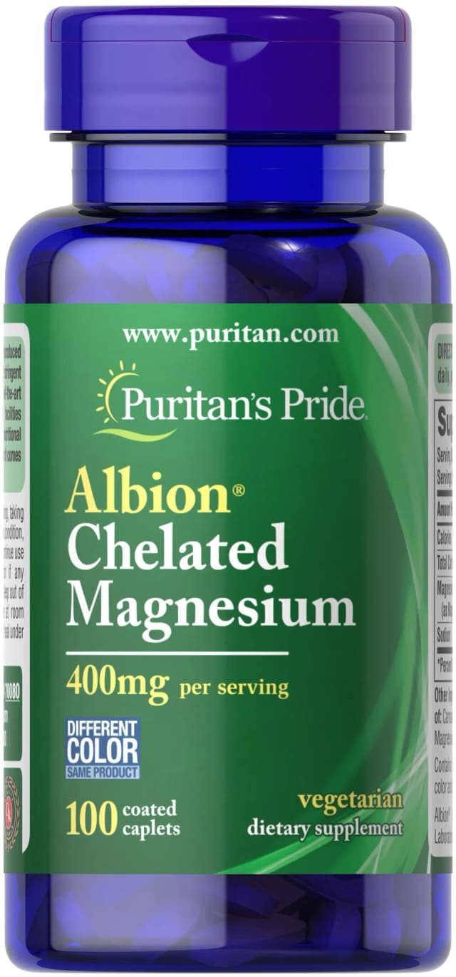 Albion® 螯合鎂強效配方 400mg｜高效吸收，改善肌肉與神經健康