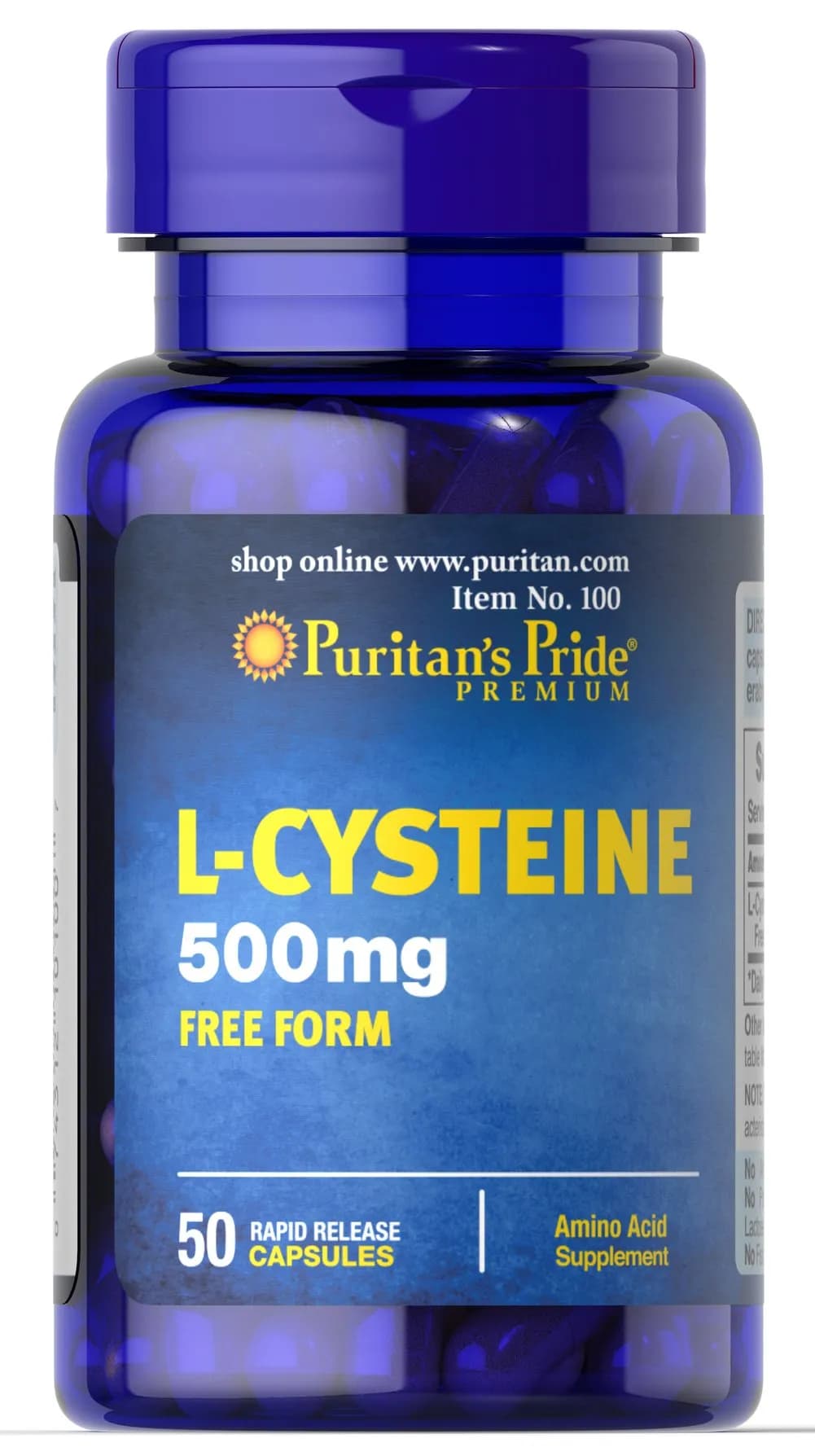 L-Cysteine 左旋半胱胺酸 500 MG