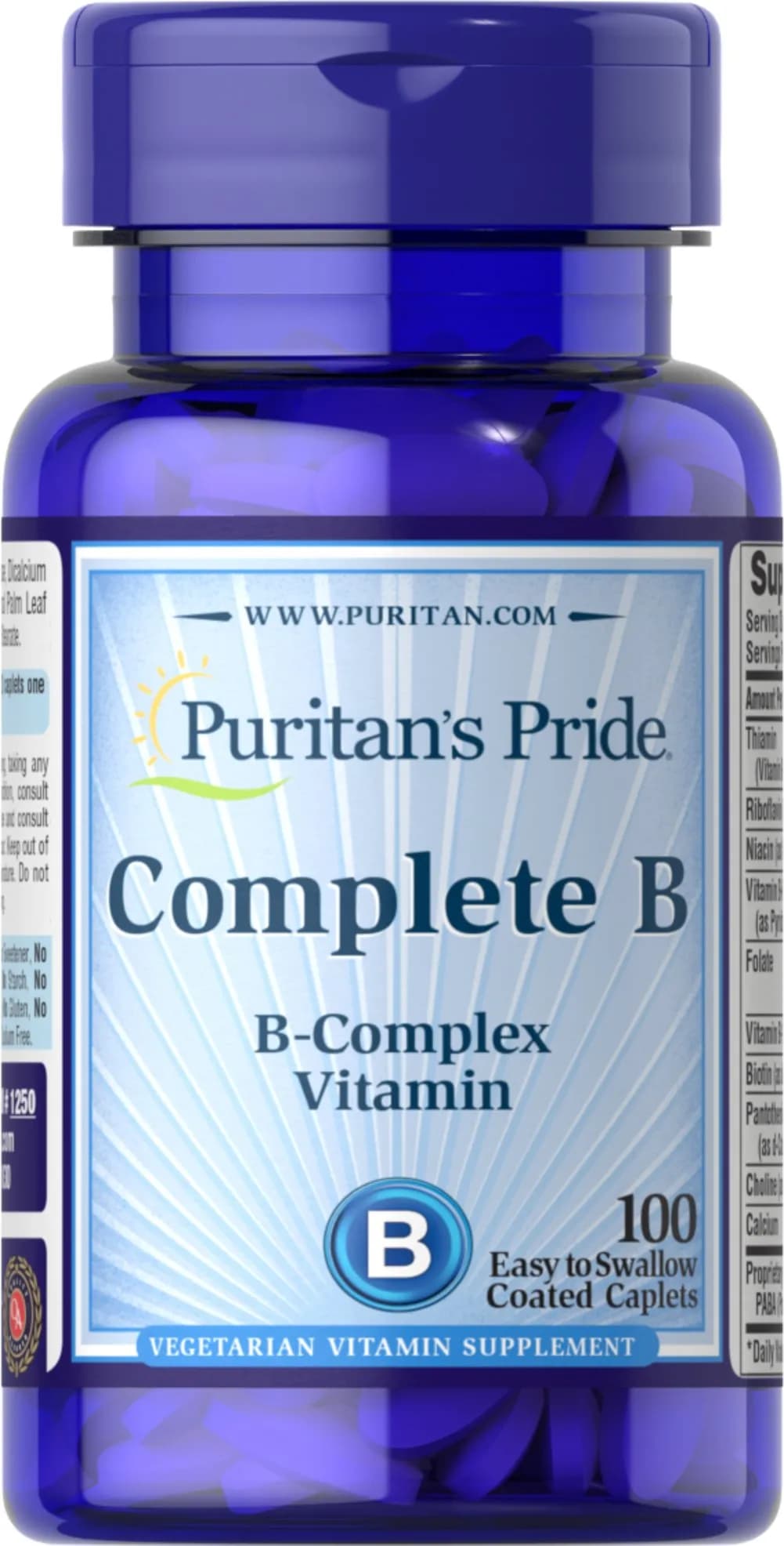 Complete B (Vitamin B Complex) 維生素B複合物 素食
