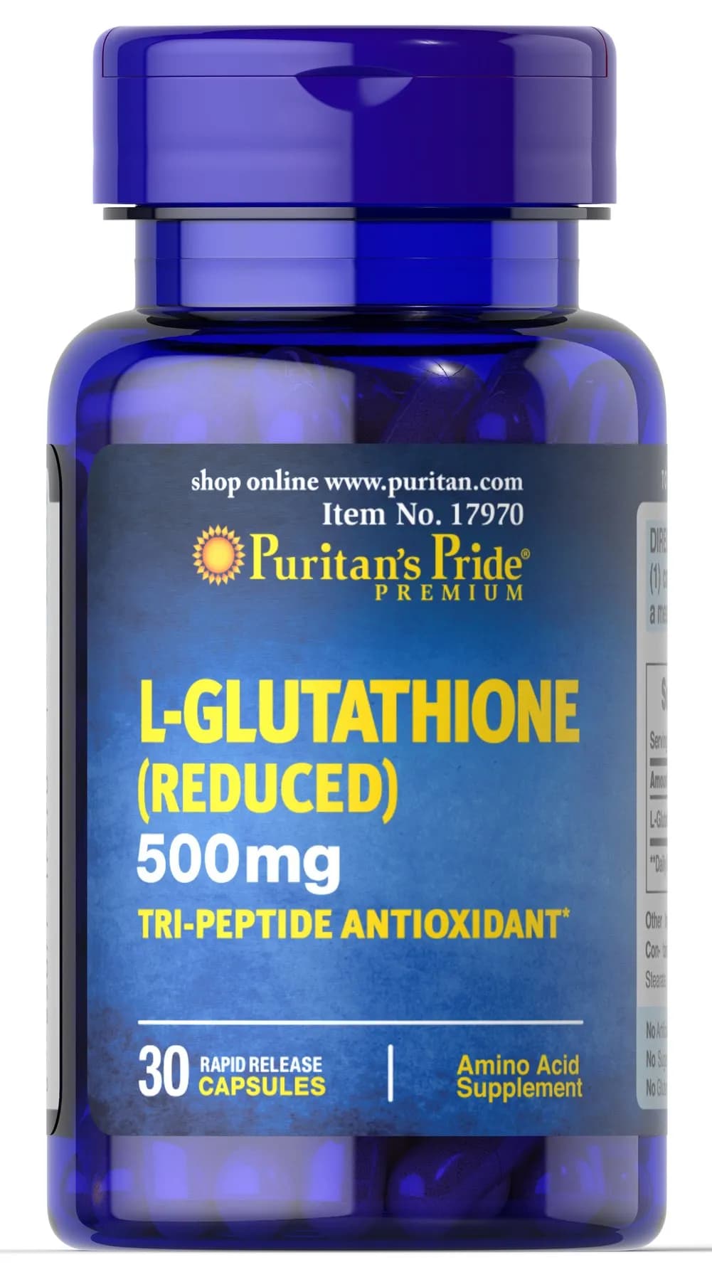 L-Glutathione 穀胱甘肽 500 mg